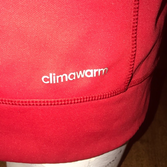 Adidas Jacket size Medium; gray and burgundy - Picture 6 of 10